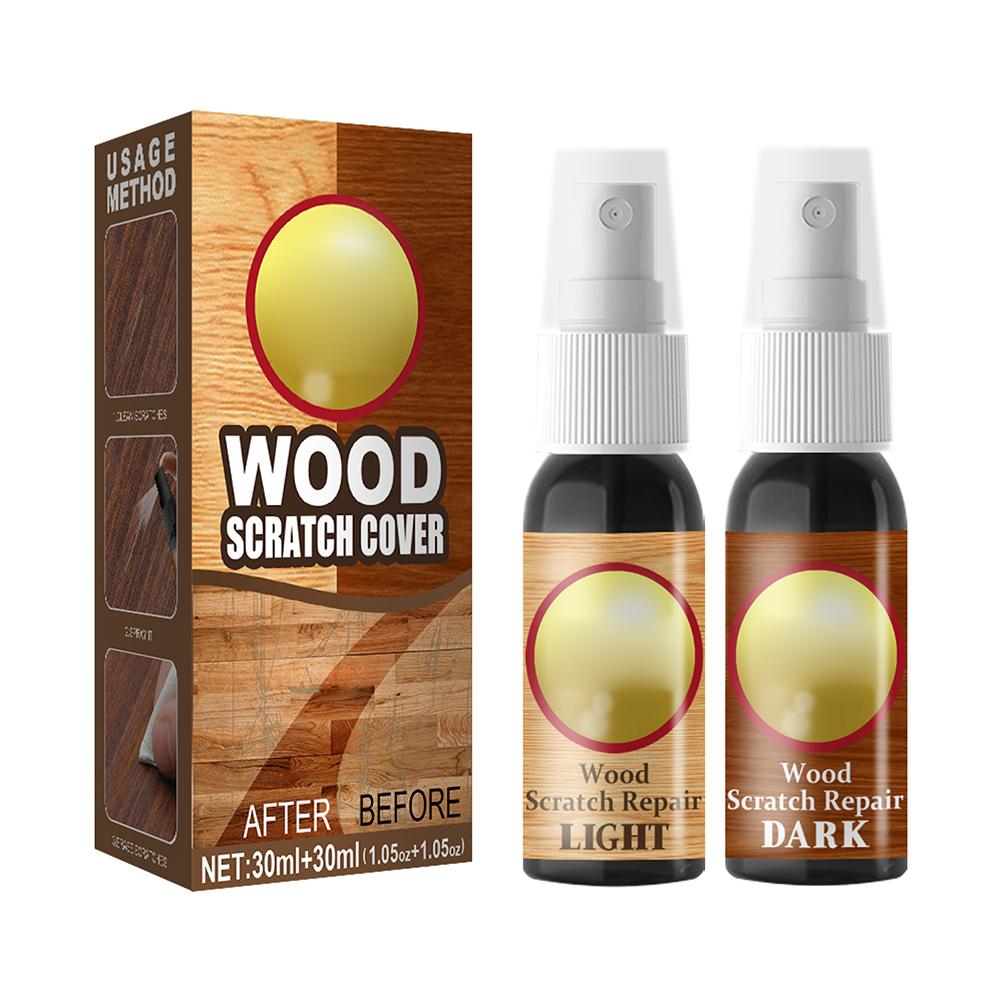 2PCS 30ML Furniture Floor Scratch Recovery Agent Wood Recovery Supplies for Wooden Furniture Table
