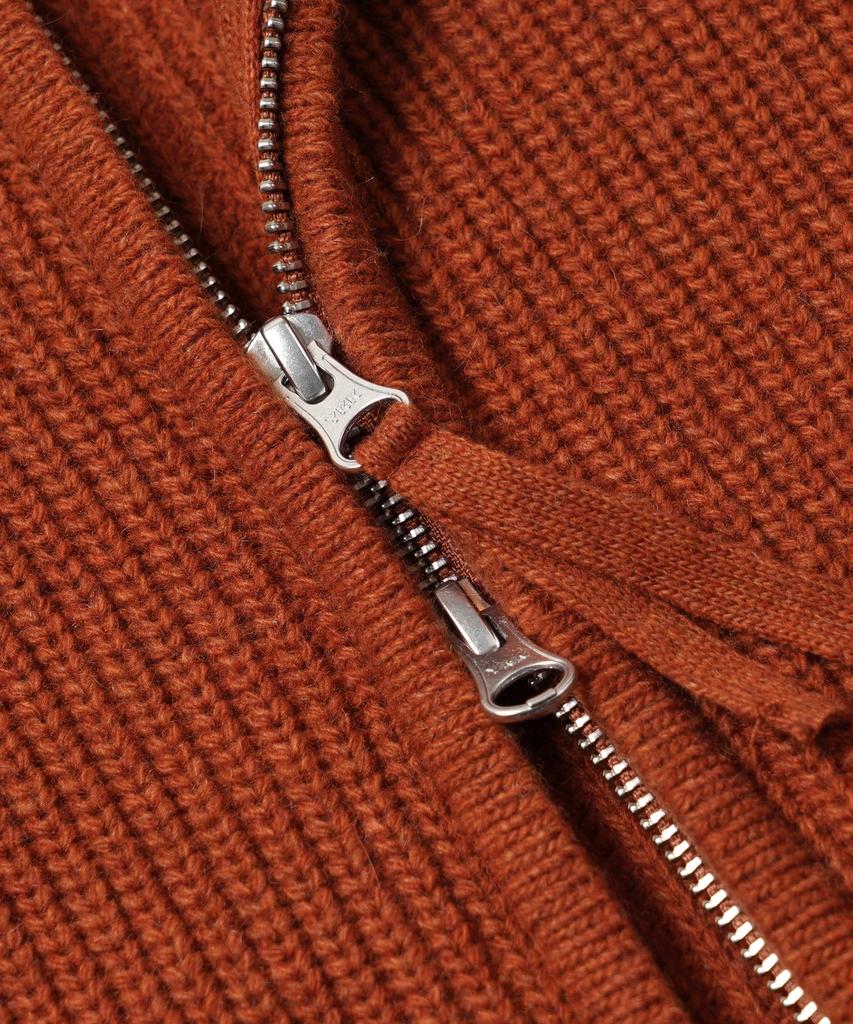 Frizmworks Wool Deck Zip Up Cardigan _ Brick