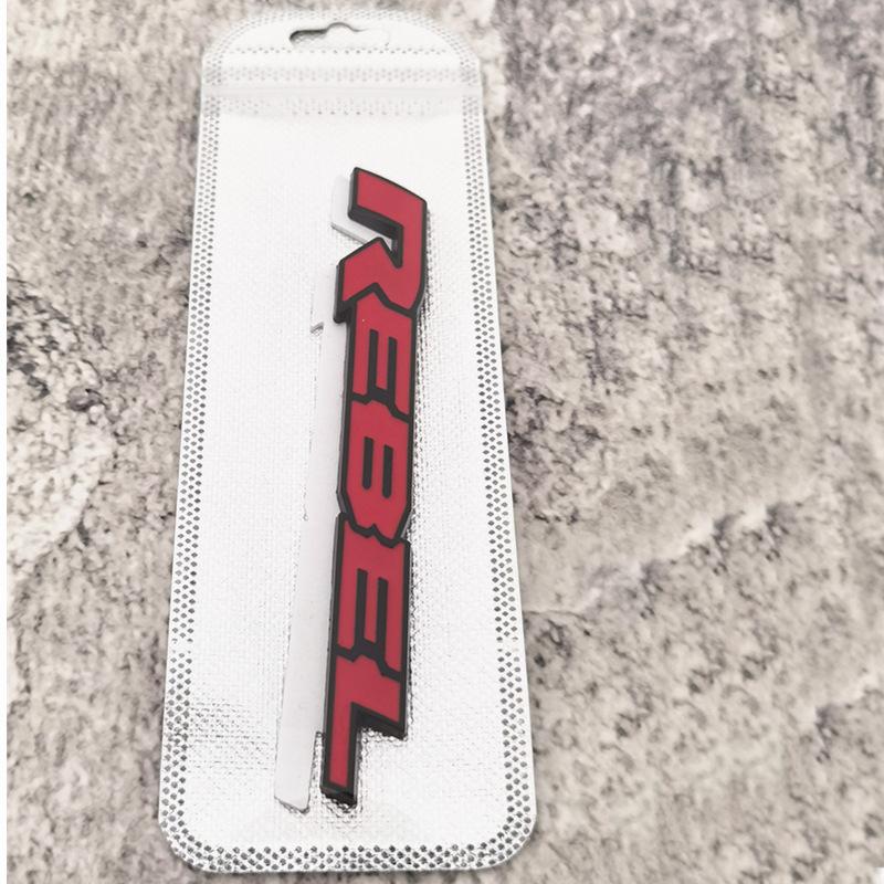 Adesivi per Auto in Metallo 3D di Alta Qualità Lettere Personalizzate REBEL Copri Graffi Accessori Decorativi per Auto
