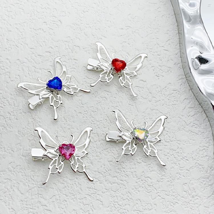 Elegant Butterfly Hair Clip Metal Hair Clip Korean Hairpin Female Side Clip Hot Girl Hair Decors Women Fashion Barrettes