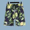 Set Coordinato da Uomo Casual a Maniche Corte Floreale Hawaiano ad Asciugatura Rapida e Pantaloncini da Spiaggia