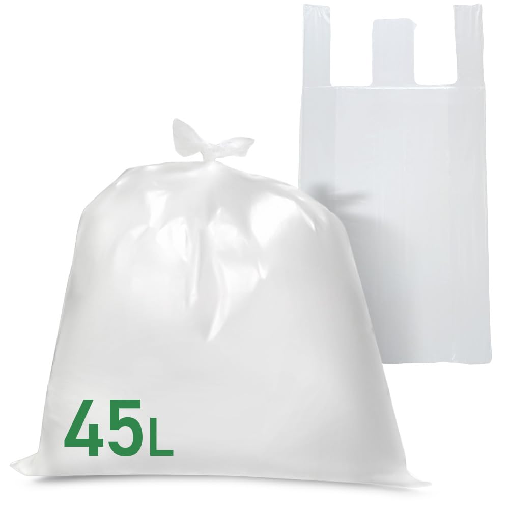 

Iris Plaza Garbage Bag with Handle 45L 100P x 6 Pack Translucent [Bulk Purchase] iris-HDG-45-t