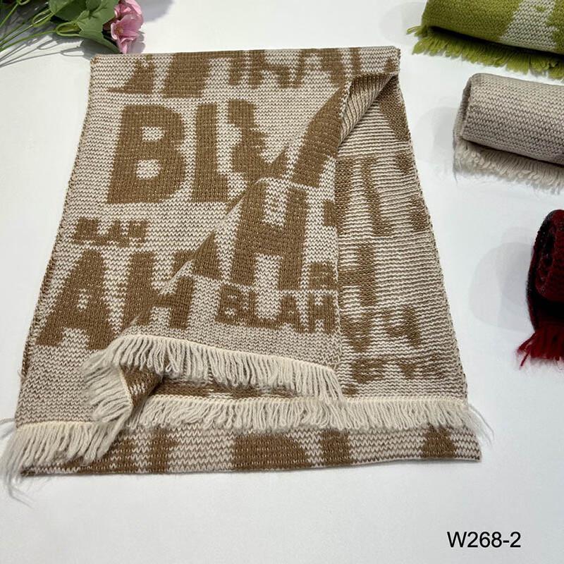 G·TENNA NX-W268 Women's Letter Wool Scarf