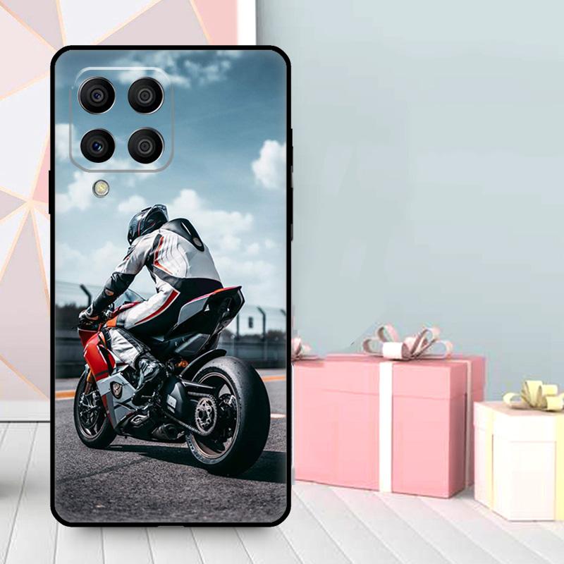 Motorcycle Motorbike Case For Samsung Galaxy M16 M31 M21 M13 M33 M53 M15 M35 M55 M36 M56 M12 M32 M52 M14 M34 M54