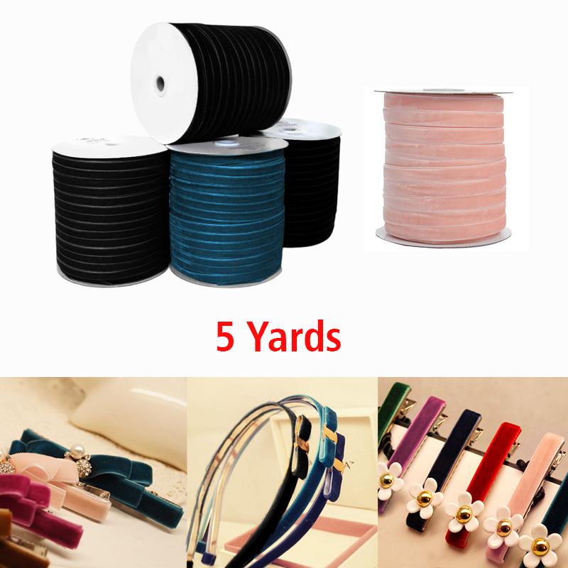 

5 ярдов, 9 мм, бархатная лента, бархатная тесьма, флокирующая лента, фланелевая тесьма