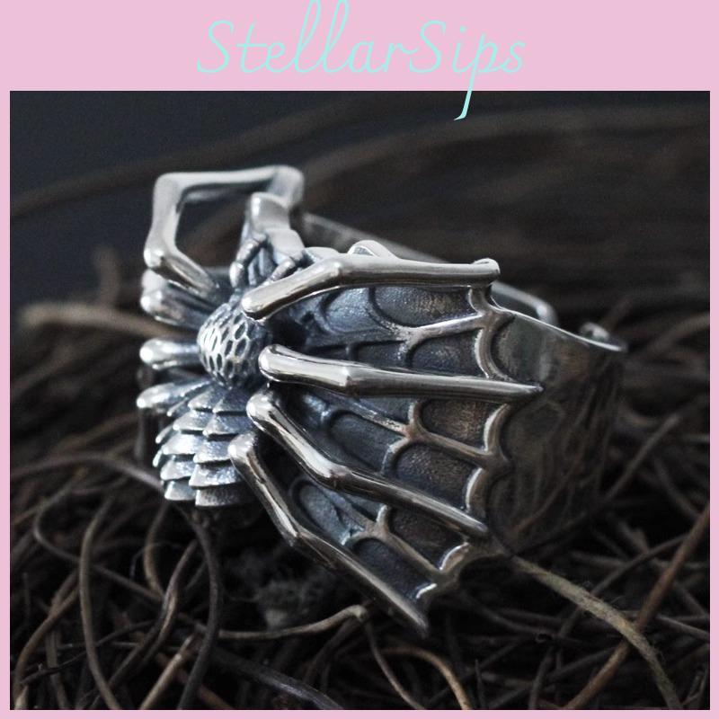 Unique Adjustable Open Spider Ring For Women In Vintage Style Crafted With Copper