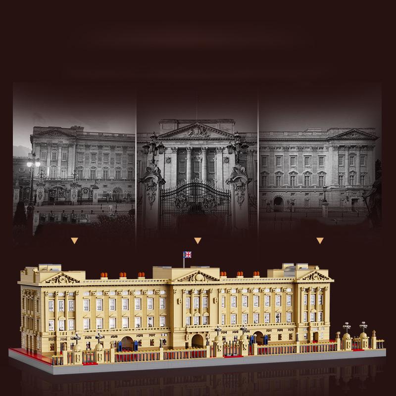 World Famous Architecture United Kingdom London Building Block Buckingham Palace Assemble Model Brick Educational Toy Collection