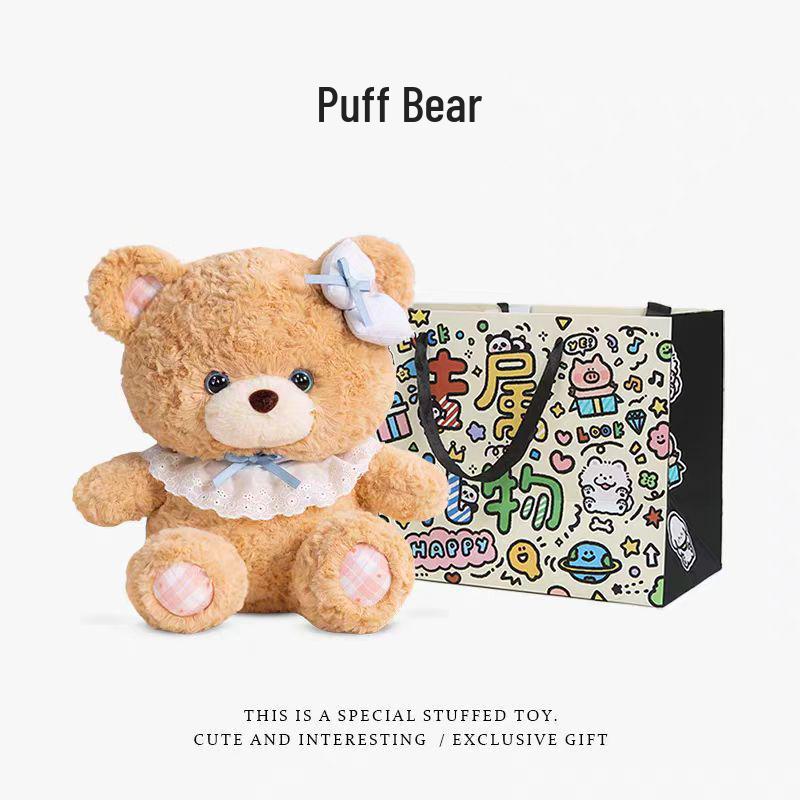 Cute Teddy Bear & Rabbit Doll Plush Toy for Girls - Claw Machine Gift