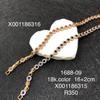 XUPING Jewelry Iced Out Synthetic CZ Colorful Gemstone Artificial Stone Clasp Gold Color Plated Pink Women Heart Tennis Bracelet