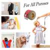 150cm/60in Soft Tape Measure Tailor's Tape with Snap Fasteners Body Measuring Ruler Needlework Sewing Tool