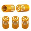 5PCS Auto Wheel Tire Valve Stem Caps Cover For Mazda 3 6 Atenza Axela Demio CX3 CX5 MP MS RX8 Car Accessories h1