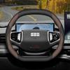 Leather Car Steering Wheel Cover for Geely Cityray EX5 Starray Preface 2024 2025 2026 Accessories