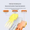 SAMZHE Cat6 RJ45 Unshielded 50U Gold-Plated Ethernet Connectors (100-Pack)