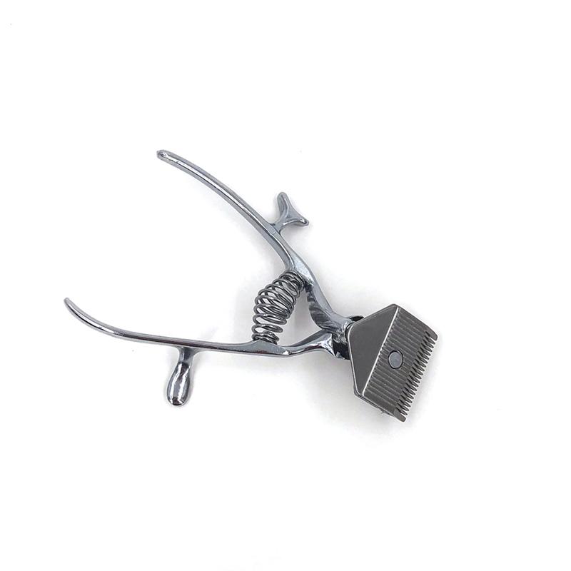 

Hand Manual Clipper Hair Trimmer Cutter Stainless Steel Barber Hair Scissor Tool Onesize