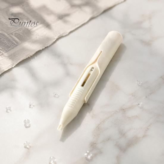 Faux Diamond Art Pen Automatic Bead Dispenser, Wax-Free Pen, Manual Dispenser Picker Tool for Round Diamonds Crafting Supplies DIY Embroidery
