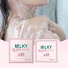 Milk Moisturizing Soap Brighten Skin Increase Skin Elasticity Exfoliate Relieve Chicken Skin Restore Radiance Bright White Soap
