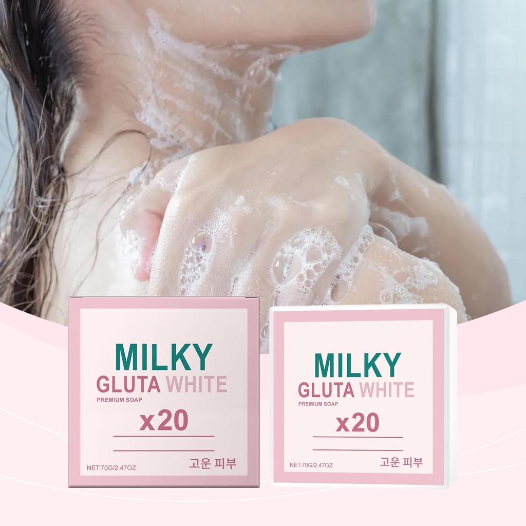 Milk Moisturizing Soap Brighten Skin Increase Skin Elasticity Exfoliate Relieve Chicken Skin Restore Radiance Bright White Soap