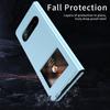 Fall Protection Folding Leather Case For Samsung Galaxy Z Fold4 Fold 4 Fold3 Fold2 Fold 3 2 5g Non -Fingerprint Protective Cover
