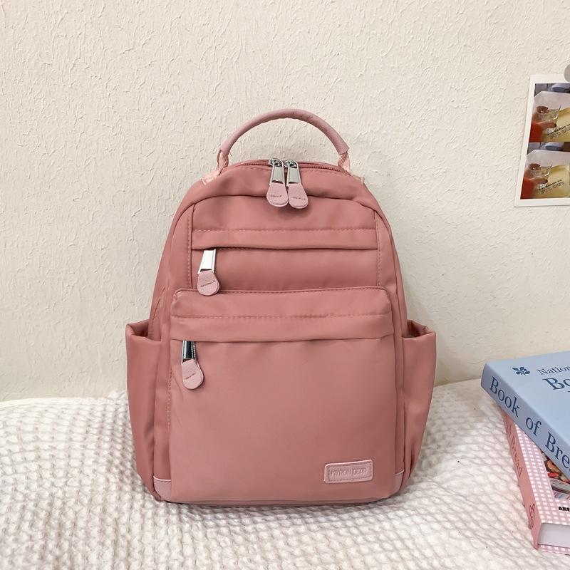 School Bag High Value Ins Style Simple Leisure Travel Light Backpack Korean Version Versatile School Bag College Student Sweet Backpack