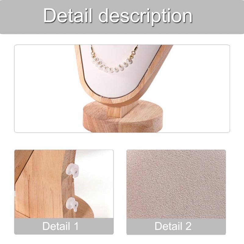 Elegant Goat Horn Shaped Jewelry Holder Rubberwood Crafted Jewelry Stand with Unique Goat Horn Layers for Jewelry Stores