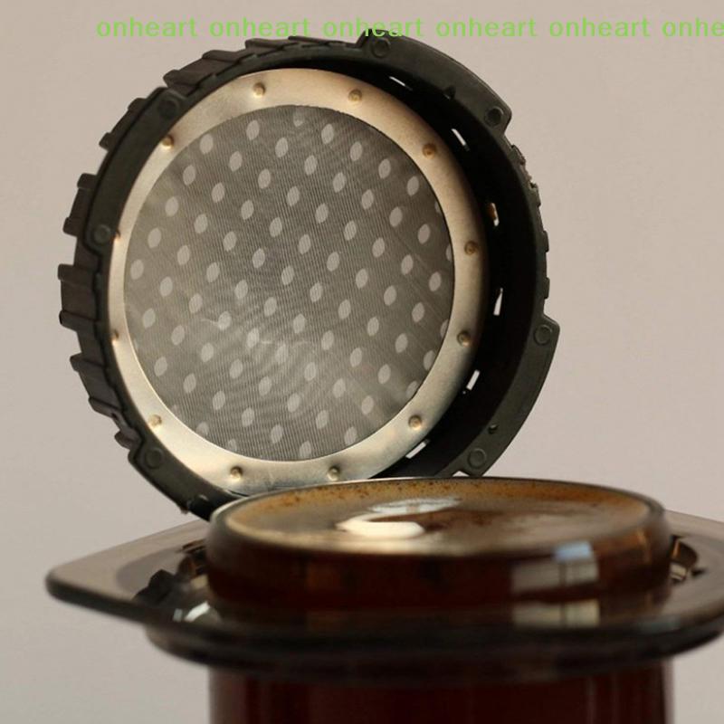 2PCS Aeropress Coffee Maker Filter Stainless Steel Disc Metal Ultra Filter For Aeropress Coffee Maker Kitchen Coffee Accessories