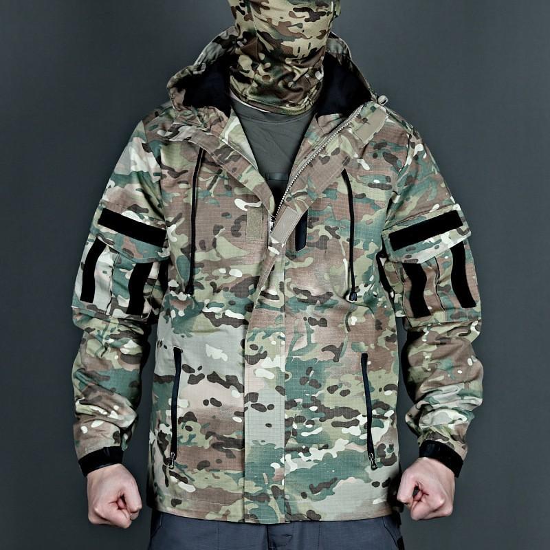 Duty Coat Windbreaker Men's Waterproof Wear-resistant Camouflage Assault Military Fan Outdoor