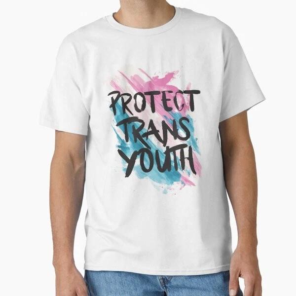 Protect Trans Youth Classic Tshirt Made In Usaaus Tshirt S2xl S