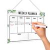 3D Acrylic Erasable Weekly Planner Board