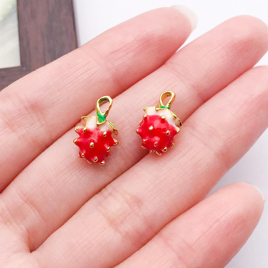 Fruit Pendant Strawberry Watermelon Pepper Corn DIY Jewelry Accessories