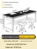 Adjustable Height Aluminum Folding Picnic Table & Chairs Set for Outdoor Camping & BBQ