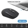 2.4G Portable Charging Mobile Optical Office Mouse Wireless Mouse Silent Mouse Adjustable DPI Level for Laptop