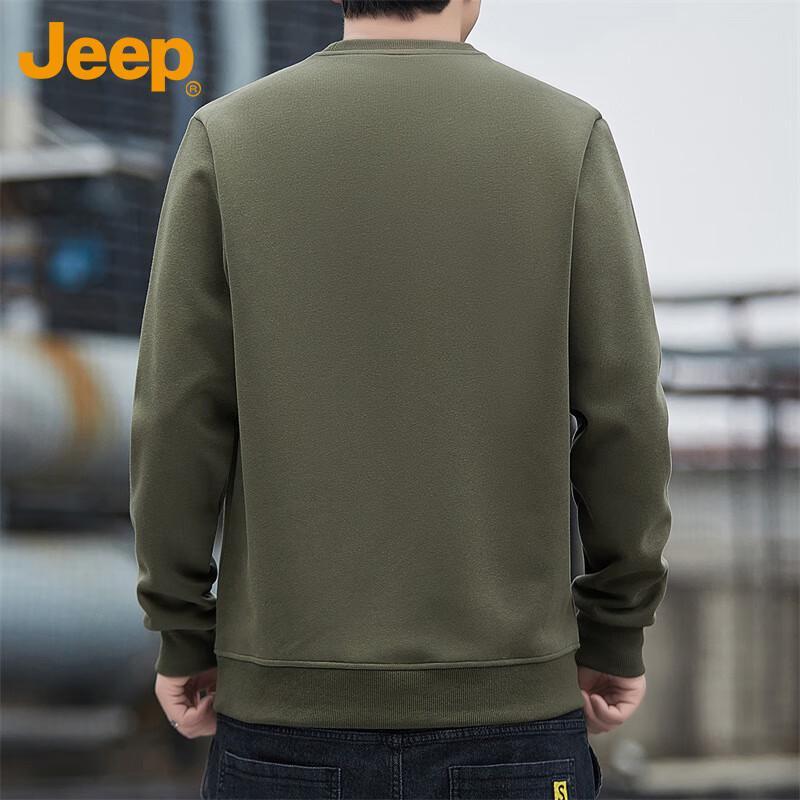 Jeep Men's Loose Crewneck Sweatshirt