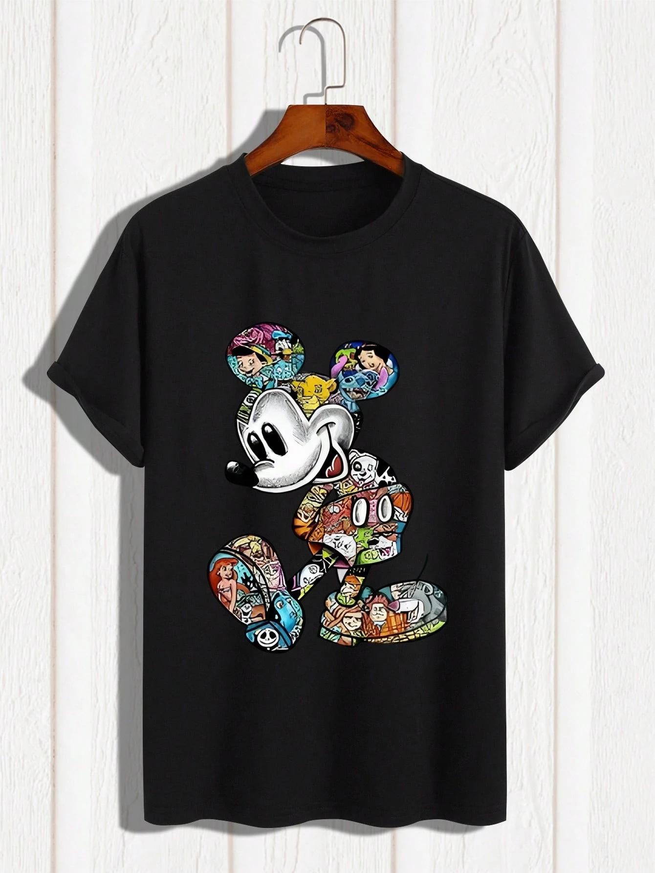 

Disney Printed Women s Men s T-shirts A Regular Pure Cotton T-Shirt In A Summer Casual Style Tee Unisex Men Clothing Y2k Clothes S