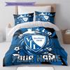 Custom Name VfL Bochum Pattern Bedding Quilt Set  Home Decoration  Gift (1 * duvet cover + 2 * pillowcase  without core)