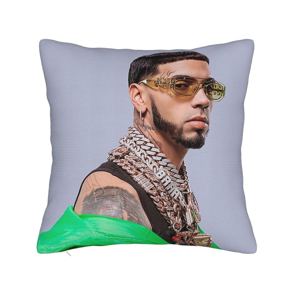 Pillow Cover Anuel AA   Vintage Pillow Case For Living Room Chair Pillowcases