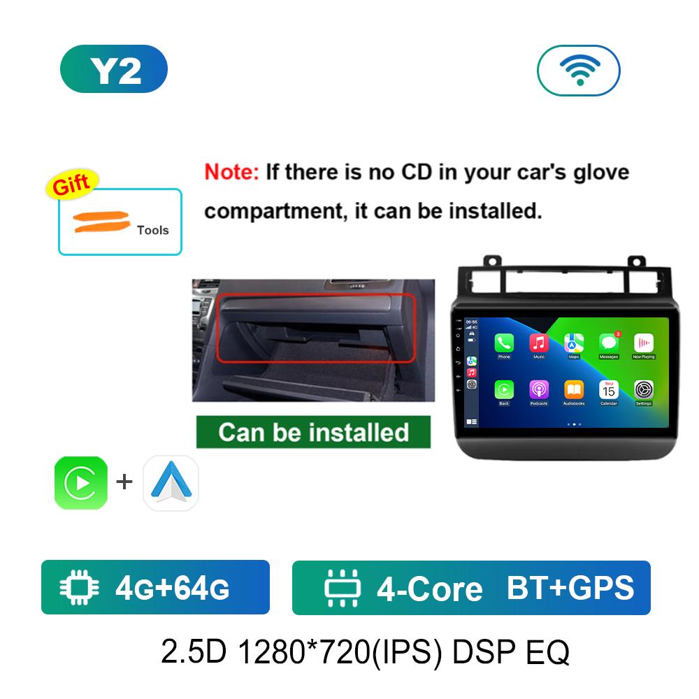 Car Radio Multimedia Player for VW Volkswagen Touareg FL NF 2011 - 2017 GPS Navi 4G IPS Screen Android System Head Unit Carplay