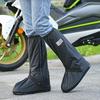 1 Pair Rainproof Boot Covers PVC Fabric Anti-Slip Design Waterproof