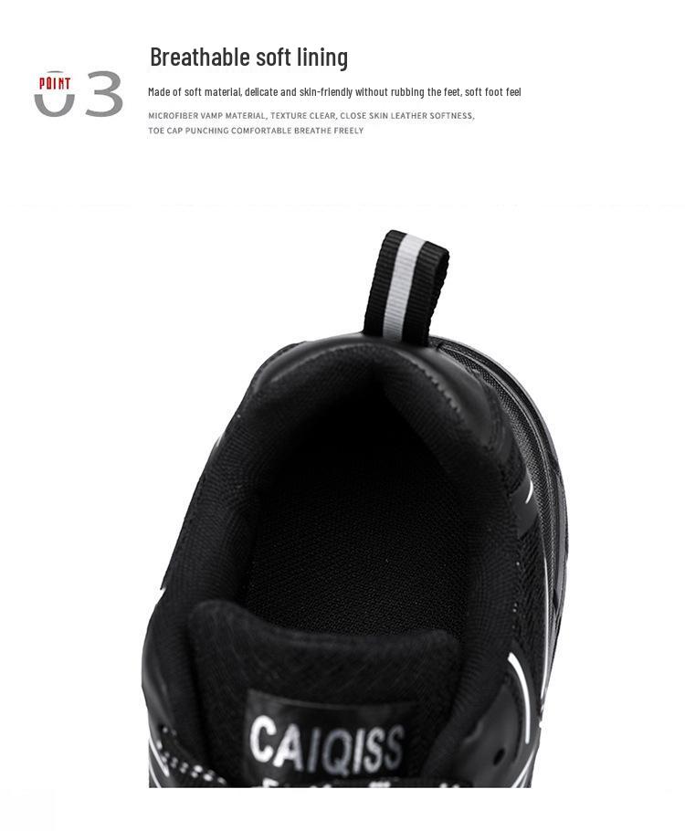 Atmungsaktive Fly-Knit Laufschuhe in Übergröße mit Höhenerhöhung für alle Jahreszeiten