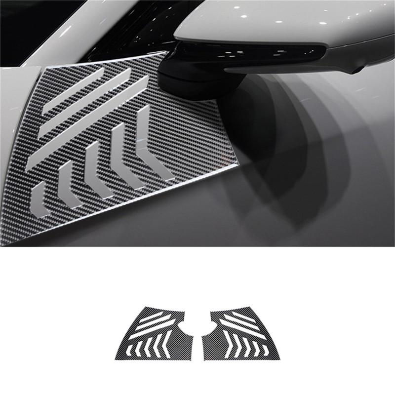 Black Car Interior Decoration Protection Carbon Fiber Sticker For Porsche Taycan 2019-2025 Auto Styling Accessories