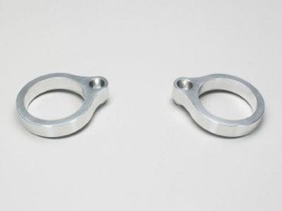 HURRICANE Handlebar Riser Spacer Silver Anodized HB0757A (H10)