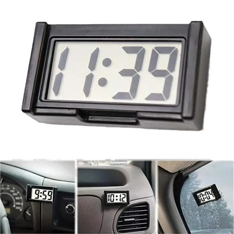 Mini Digital Large Screen Car Dashboard Electronic Self-adhesive Mini Car Clock for Truck Dashboard