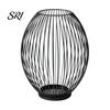 Medium Size Candle Holder Metal Wire Cage Pillar Vintage Hollow Out Combined Holders Set Tea Light for Fireplace Mantel Table Centerpiece Style