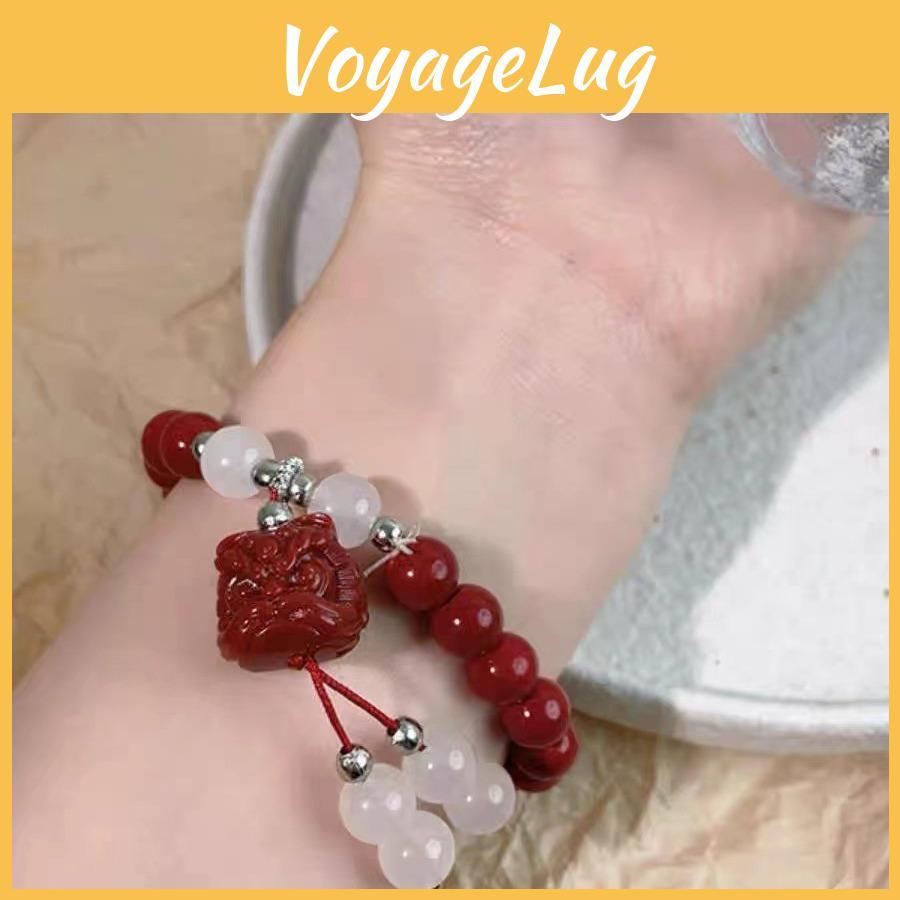 Red Lion Sophisticated Beaded Bracelet For Women Bohemian And Charm Vintage