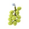 Grape-Themed Plush Doll String with Suction Cup - Green and Red Grape Pendants, Photo Props for Summer