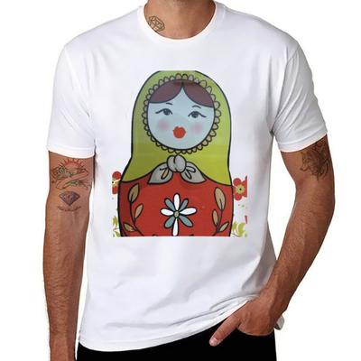 POUPEE RUSSE T-Shirt T Shirt Man Casual Cotton T Shirts Man 100% T-Shirt
