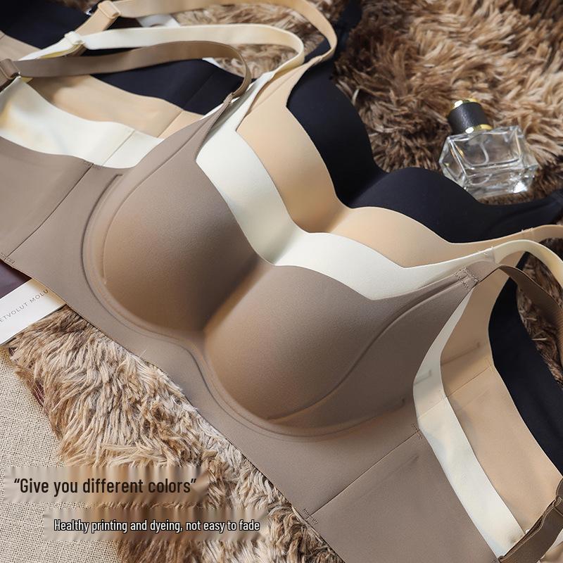 Wireless Seamless Push-Up Bra: Adjustable, Lightweight, Breathable, Soft, and Skin-Friendly Lingerie.