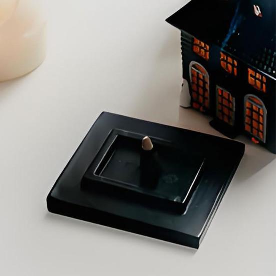 Geister Räuchergefäß Hausform Harz Spukhaus Kegelräuchergefäß Halloween Dekoration Heimduft Ornament