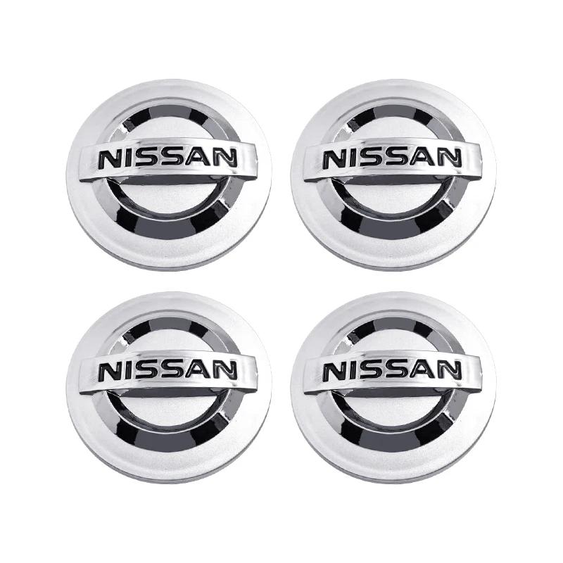4 szt. 54 mm 60 mm Kołpak Środkowy Piasty Koła Odznaka Emblemat Do Nissan X J10 Trail Tiida Teana Juke X-trail Almera Rogue Sport Versa