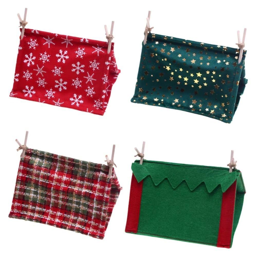 Weihnachtsdeko Puppenhaus Zelt Simuliertes Outdoor Miniaturzelt Modell Puppenzubehör