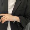 European-American Knitted Titanium Steel Bracelet: Versatile Women's Spring/Summer Jewelry